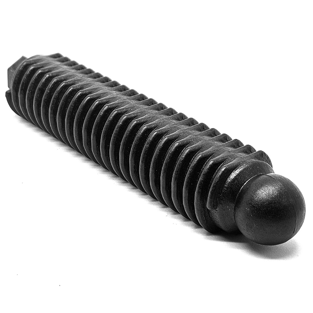 Fußschraube PVC schwarz