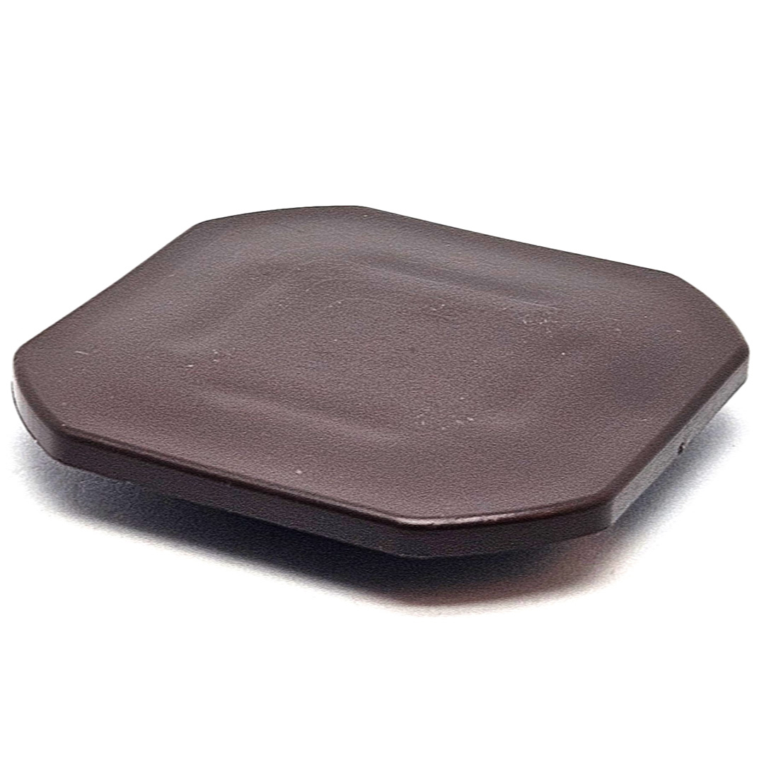 Deckel für Fußteil PVC braun
